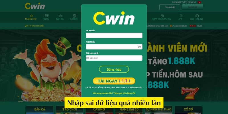Tài Khoản Cwin Bị Khoá Phải Khôi Phục Lại Như Thế Nào?